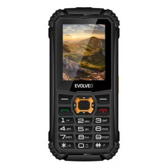 EVOLVEO StrongPhone Q1, wasserdichtes, robustes Dual SIM Telefon, schwarz und orange EVOLVEO StrongPhone Q1, wasserdichtes, robustes Dual SIM Telefon, schwarz und orange