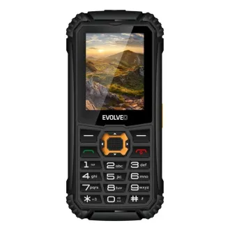 EVOLVEO StrongPhone Q1, wasserdichtes, robustes Dual SIM Telefon, schwarz und orange - Unverpackt EVOLVEO StrongPhone Q1, wasserdichtes, robustes Dual SIM Telefon, schwarz und orange - Unverpackt