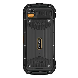 EVOLVEO StrongPhone Q1, wasserdichtes, robustes Dual SIM Telefon, schwarz und orange - Unverpackt EVOLVEO StrongPhone Q1, wasserdichtes, robustes Dual SIM Telefon, schwarz und orange - Unverpackt