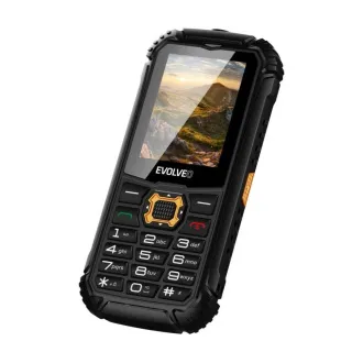 EVOLVEO StrongPhone Q1, wasserdichtes, robustes Dual SIM Telefon, schwarz und orange - Unverpackt EVOLVEO StrongPhone Q1, wasserdichtes, robustes Dual SIM Telefon, schwarz und orange - Unverpackt