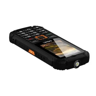 EVOLVEO StrongPhone Q1, wasserdichtes, robustes Dual SIM Telefon, schwarz und orange - Unverpackt EVOLVEO StrongPhone Q1, wasserdichtes, robustes Dual SIM Telefon, schwarz und orange - Unverpackt