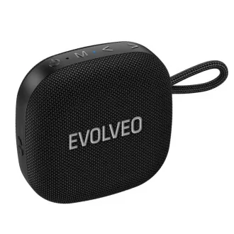 EVOLVEO TopSound, kabelloser, wasserdichter Bluetooth-Lautsprecher mit Radio, schwarz EVOLVEO TopSound, kabelloser, wasserdichter Bluetooth-Lautsprecher mit Radio, schwarz