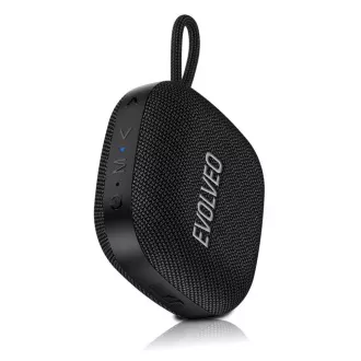 EVOLVEO TopSound, kabelloser, wasserdichter Bluetooth-Lautsprecher mit Radio, schwarz EVOLVEO TopSound, kabelloser, wasserdichter Bluetooth-Lautsprecher mit Radio, schwarz
