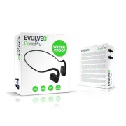 EVOLVEO BonePro MP3 32GB drahtloser Kopfhörer, Wangenknochen, schwarz
