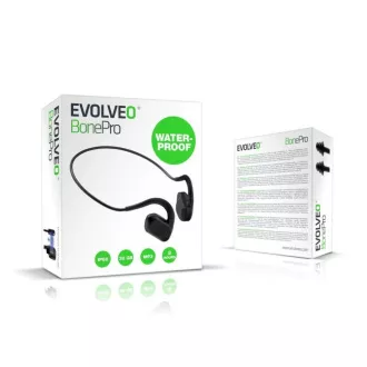 EVOLVEO BonePro MP3 32GB drahtloser Kopfhörer, Wangenknochen, schwarz EVOLVEO BonePro MP3 32GB drahtloser Kopfhörer, Wangenknochen, schwarz