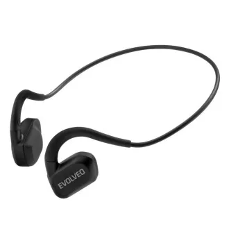 EVOLVEO BonePro MP3 32GB drahtloser Kopfhörer, Wangenknochen, schwarz EVOLVEO BonePro MP3 32GB drahtloser Kopfhörer, Wangenknochen, schwarz