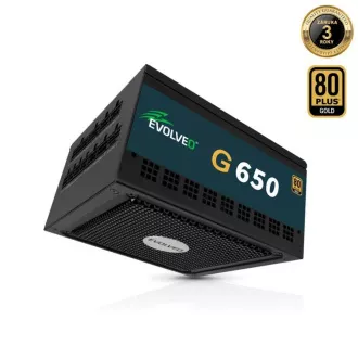 EVOLVEO G650 Netzteil 650W, 80 GOLD, ATX 3.1, aPFC, 140 mm Lüfter EVOLVEO G650 Netzteil 650W, 80 GOLD, ATX 3.1, aPFC, 140 mm Lüfter