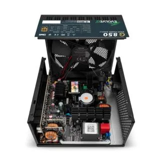 EVOLVEO G850, 850-W-Netzteil, 80 GOLD, ATX 3.1, aPFC, 140-mm-Lüfter, vollständig modular, 3 Jahre Garantie, schwarz EVOLVEO G850, 850-W-Netzteil, 80 GOLD, ATX 3.1, aPFC, 140-mm-Lüfter, vollständig modular, 3 Jahre Garantie, schwarz