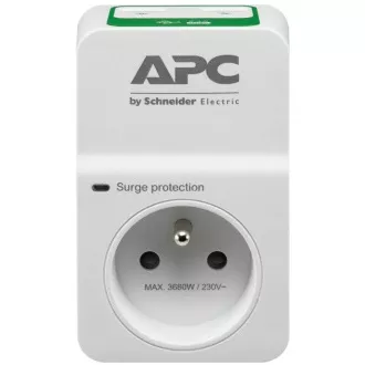 APC Essential SurgeArrest 1 Steckdosen mit 5V, 2,4A 2 Port USB-Ladegerät, 230V Frankreich