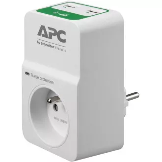 APC Essential SurgeArrest 1 Steckdosen mit 5V, 2,4A 2 Port USB-Ladegerät, 230V Frankreich