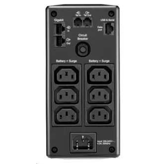 APC Back-UPS Pro BR 650VA, 6 Ausgänge, AVR, LCD-Schnittstelle (390W) APC Back-UPS Pro BR 650VA, 6 Ausgänge, AVR, LCD-Schnittstelle (390W)