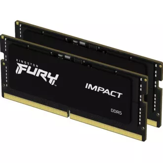 KINGSTON SODIMM DDR5 32GB (Kit von 2) 4800MT/s CL38 FURY Impact KINGSTON SODIMM DDR5 32GB (Kit von 2) 4800MT/s CL38 FURY Impact