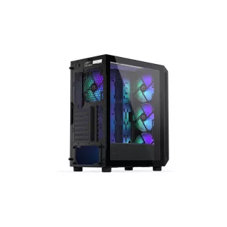 ENDORFY Gehäuse Arx 500 ARGB, Transparentes Seitenteil, ATX, 4x140mm ARGB Lüfter, schwarz ENDORFY Gehäuse Arx 500 ARGB, Transparentes Seitenteil, ATX, 4x140mm ARGB Lüfter, schwarz
