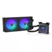 ENDORFY Wasserkühler Navis F240 ARGB, 2x120mm, LGA1851, AM5, schwarz