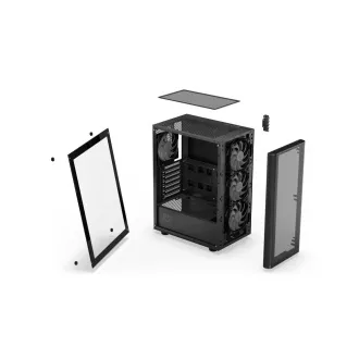 ENDORFY Gehäuse Ventum 200 ARGB, Transparentes Seitenteil, ATX, 4x120mm ARGB Lüfter, schwarz ENDORFY Gehäuse Ventum 200 ARGB, Transparentes Seitenteil, ATX, 4x120mm ARGB Lüfter, schwarz