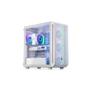 ENDORFY Gehäuse Arx 700 ARGB, Transparentes Seitenteil, ATX, 4x140mm ARGB Lüfter, weiß