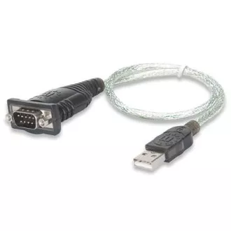 MANHATTAN USB zu seriellem Anschluss Konverter (USB AM / DB9M, RS232), Blister
