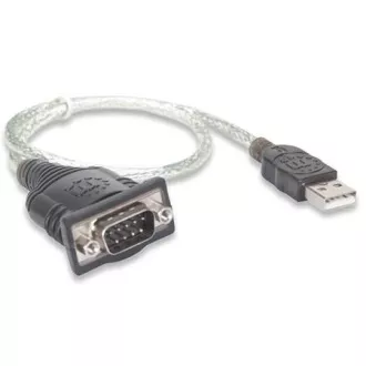 MANHATTAN USB zu seriellem Anschluss Konverter (USB AM / DB9M, RS232), Blister