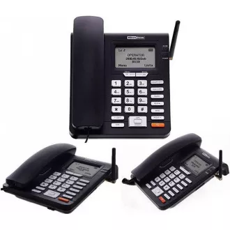 MaxCom MM28DHS, Desktop-GSM-Telefon, schwarz MaxCom MM28DHS, Desktop-GSM-Telefon, schwarz