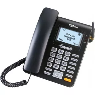 MaxCom MM28DHS, Desktop-GSM-Telefon, schwarz MaxCom MM28DHS, Desktop-GSM-Telefon, schwarz