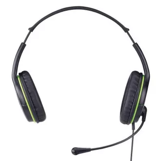 GENIUS Kopfhörer mit Mikrofon HS-400A, schwarz-grün GENIUS Kopfhörer mit Mikrofon HS-400A, schwarz-grün