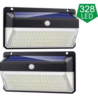 Viking Outdoor Solar LED-Licht M328 mit Bewegungssensor, 2er Set Viking Outdoor Solar LED-Licht M328 mit Bewegungssensor, 2er Set