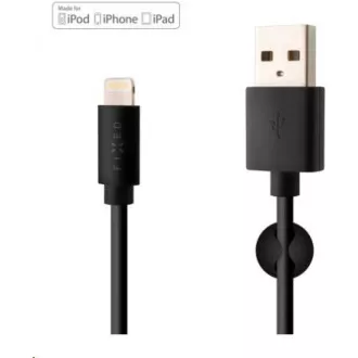 FIXED Daten- und Ladekabel, USB-A -> Lightning (MFI), 20 W, Länge 1 m, weiß