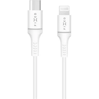 FIXED Daten- und Ladekabel, USB-C -> Lightning (MFI), PD-Unterstützung, 60 W, Länge 2 m, weiß