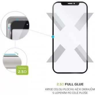 FIXED Glasschutzhülle für Apple iPhone 12/12 Pro, schwarz FIXED Glasschutzhülle für Apple iPhone 12/12 Pro, schwarz