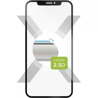 FIXED Schutzglas Full-Cover für Samsung Galaxy A12, schwarz