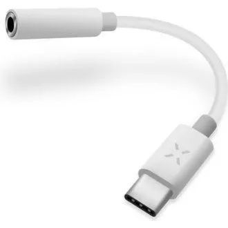 FIXED USB-C auf 3,5 mm Klinkenreduzierung mit DAC-Chip, weiß FIXED USB-C auf 3,5 mm Klinkenreduzierung mit DAC-Chip, weiß