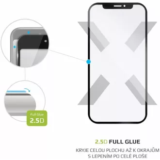 FIXED Schutzglas Full-Cover für Apple iPhone 14 Pro, schwarz