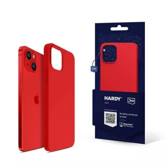 3mk Hardy Silikon MagCase für Apple iPhone 14 Plus, rot