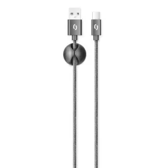 ALIGATOR Datenkabel PREMIUM 2A, USB-C, schwarz