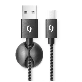 ALIGATOR Datenkabel PREMIUM 2A, USB-C, Länge 2 m, schwarz ALIGATOR Datenkabel PREMIUM 2A, USB-C, Länge 2 m, schwarz