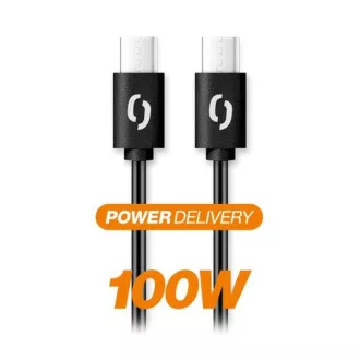 ALIGATOR Datenkabel POWER 100W, USB-C/USB-C 5A, Länge 1, 5 m, schwarz ALIGATOR Datenkabel POWER 100W, USB-C/USB-C 5A, Länge 1, 5 m, schwarz