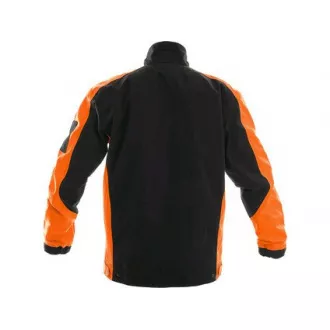 Bluse CXS SIRIUS BRIGHTON, schwarz-orange, Gr. 48 Bluse CXS SIRIUS BRIGHTON, schwarz-orange, Gr. 48