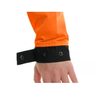 Bluse CXS SIRIUS BRIGHTON, schwarz-orange, Gr. 50 Bluse CXS SIRIUS BRIGHTON, schwarz-orange, Gr. 50