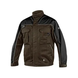 Bluse CXS ORION OTAKAR, Herren, braun-schwarz, Gr. 56