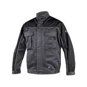 Bluse CXS ORION OTAKAR, Herren, grau-schwarz, Gr. 56
