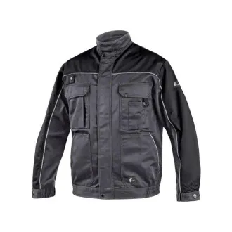 Bluse CXS ORION OTAKAR, Herren, grau-schwarz, Gr. 60