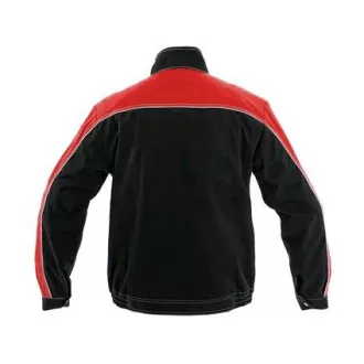 Bluse CXS ORION OTAKAR, Herren, schwarz-rot, Gr. 56
