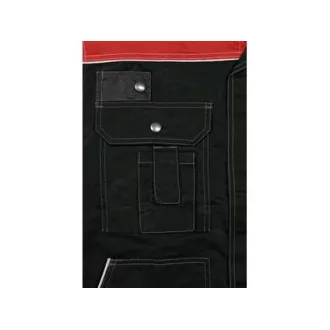 Bluse CXS ORION OTAKAR, Herren, schwarz-rot, Gr. 58