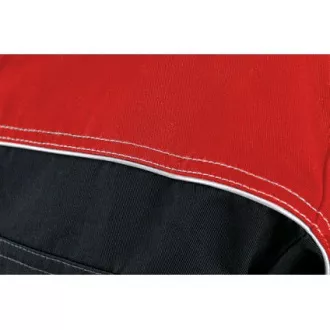 Bluse CXS ORION OTAKAR, Herren, schwarz-rot, Gr. 64