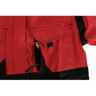 Bluse CXS LUXY EDA, Herren, rot-schwarz, Gr. 56