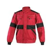 Bluse CXS LUXY EDA, Herren, rot-schwarz, Gr. 68