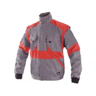Bluse CXS LUXY EDA, Herren, grau-rot, Gr. 68