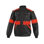 Bluse CXS LUXY EDA, Herren, schwarz-orange, Gr. 50