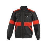 Bluse CXS LUXY EDA, Herren, schwarz-orange, Gr. 58