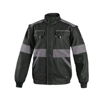 Bluse CXS LUXY EDA, Herren, schwarz-grau, Gr. 66